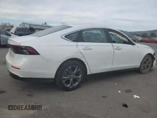 2024 Honda Accord EX-L с VIN 1HGCY2F6XRA035280, выставлен на аукционе Copart как лот 47225595 с пробегом 12 568 миль миль и Списание • Salvage title. История ставок и продаж доступна на DreamBid. Изображение 3.