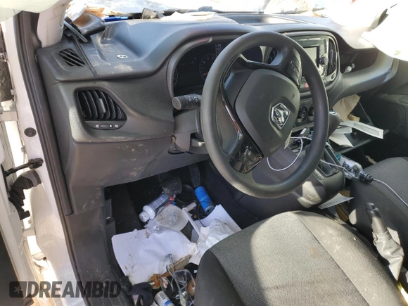 2022 Ram ProMaster City Cargo Tradesman with VIN ZFBHRFABXN6W46018, listed as a Copart auction lot 89099025 with Not Provided miles and Salvage Title. Bid and sale history available at DreamBid. Image 8.