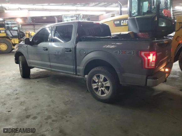 2016 Ford F-150 XLT with VIN 1FTEW1EF3GKE76491, listed as a Copart auction lot 45911015 with 116,881 mi miles and Salvage Title. Bid and sale history available at carsss.com. Image 2.