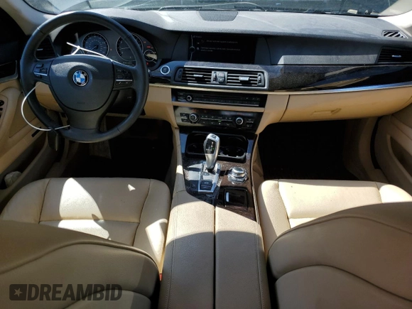 2011 BMW 5 Series 535i with VIN WBAFR7C56BC604800, listed as a Copart auction lot 53916605 with 85,442 mi miles and Salvage Title. Bid and sale history available at carsss.com. Image 8.