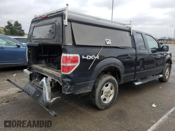 2009 Ford F-150 STX with VIN 1FTRX14849FB10391, listed as a Copart auction lot 51786125 with 263,228 mi miles and Salvage Title. Bid and sale history available at carsss.com. Image 3.
