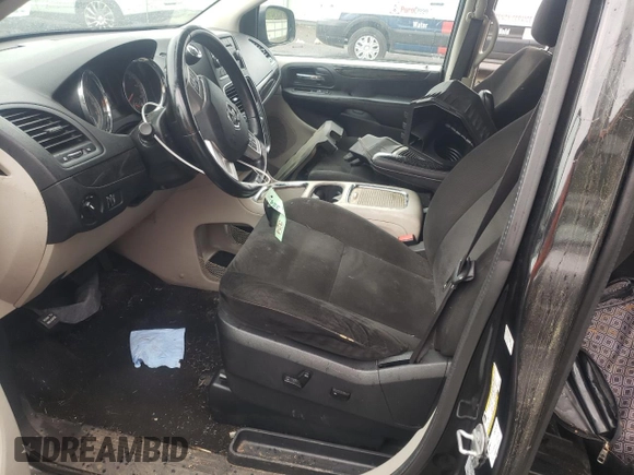 2015 Dodge Grand Caravan SXT with VIN 2C4RDGCG2FR648841, listed as a Copart auction lot 51134455 with 121,570 mi miles and Salvage Title. Bid and sale history available at DreamBid. Image 7.