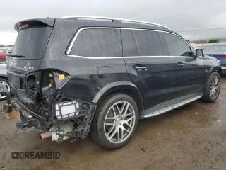 2017 Mercedes-Benz GLS with VIN 4JGDF7FE6HA747406, listed as a Copart auction lot 86595384 with 40,453 mi miles and Salvage Title. Bid and sale history available at carsss.com. Image 3.