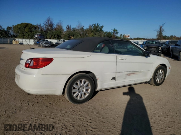 2008 Chrysler Sebring LX with VIN 1C3LC45K18N280164, listed as a Copart auction lot 84601304 with 165,711 mi miles and Salvage Title. Bid and sale history available at carsss.com. Image 3.