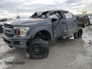 2018 Ford F-150 XL with VIN 1FTEW1EP3JFE15084, listed as a Copart auction lot 46702885 with Not provided miles and Salvage title. Bid and sale history available at DreamBid. Image 1.