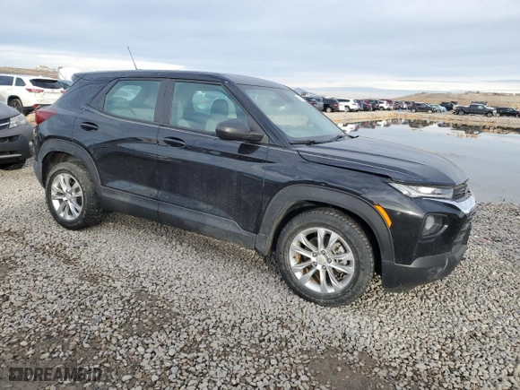 2021 Chevrolet TrailBlazer LS with VIN KL79MMS2XMB160203, listed as a Copart auction lot 83619124 with 56,727 mi miles and Salvage Title. Bid and sale history available at carsss.com. Image 4.