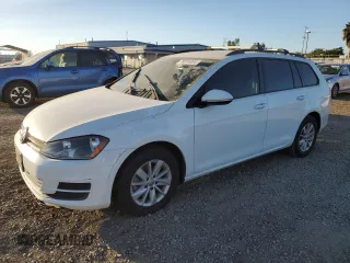 2015 Volkswagen Golf SportWagen TSI SE with VIN 3VWC17AUXFM508161, listed as a Copart auction lot 78014004 with 103,742 mi miles and Clean Title. Bid and sale history available at carsss.com. Image 1.
