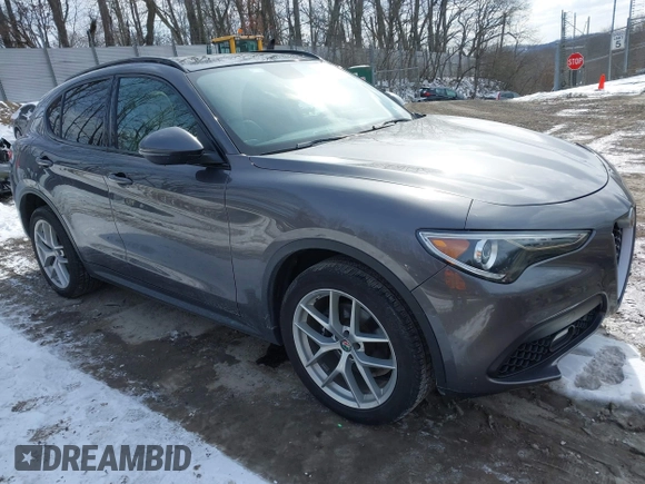 2019 Alfa Romeo Stelvio z VIN ZASPAKAN5K7C49428, wystawiony jako IAAI lot #41590351 z przebiegiem 60 052 mil mil oraz . Historia ofert i sprzedaży dostępna na DreamBid. Obrazek 1.