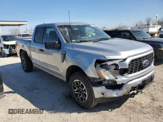 2022 Ford F-150 XL with VIN 1FTEX1EP7NKE51130, listed as a Copart auction lot 48245825 with 35,900 mi miles and Salvage title. Bid and sale history available at DreamBid. Image 4.