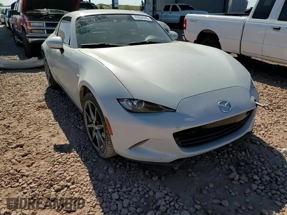 2018 Mazda MX-5 Miata RF Grand Touring with VIN JM1NDAM75J0205791, listed as a Copart auction lot 45934545 with 99,970 mi miles and Salvage Title. Bid and sale history available at carsss.com. Image 11.