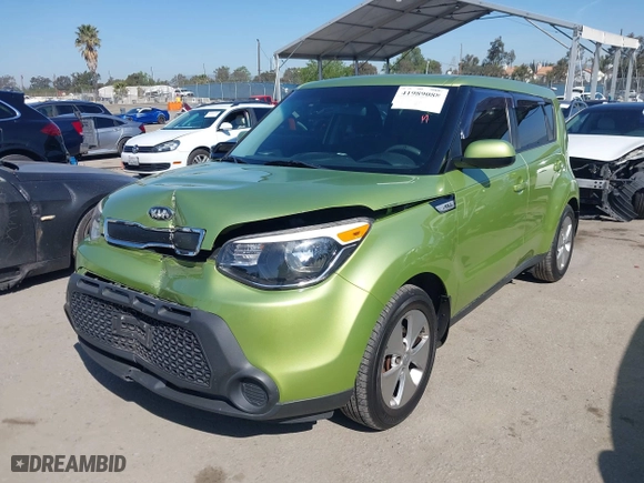 2015 Kia Soul with VIN KNDJN2A28F7812907, listed as a IAAI auction lot 41989088 with 75,258 mi miles. Bid and sale history available at carsss.com. Image 17.