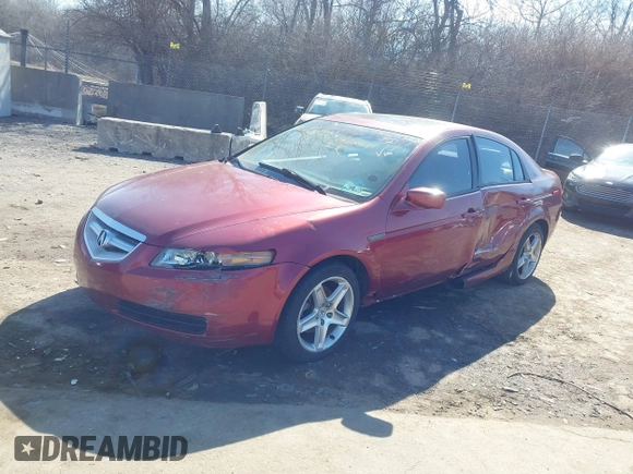 2005 Acura TL with VIN 19UUA66275A059639, listed as a IAAI auction lot 41660689 with 183,845 mi miles. Bid and sale history available at carsss.com. Image 2.