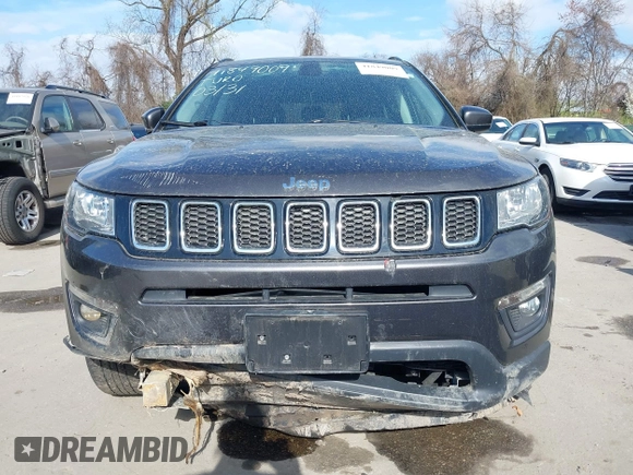 2017 Jeep Compass Latitude with VIN 3C4NJCBB4HT632758, listed as a IAAI auction lot 41849009 with 58,246 mi miles and . Bid and sale history available at DreamBid. Image 6.