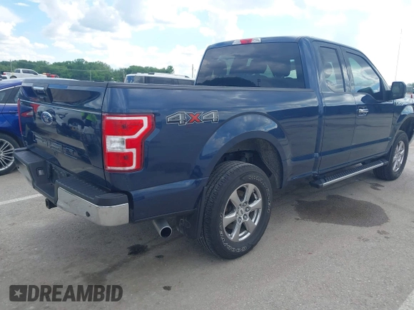 2018 Ford F-150 XL with VIN 1FTFX1E53JFB54183, listed as a IAAI auction lot 42224389 with 62,782 mi miles and . Bid and sale history available at DreamBid. Image 4.