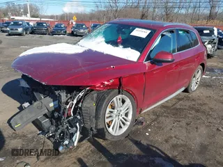 2018 Audi Q5 Premium Plus with VIN WA1BNAFY8J2120240, listed as a IAAI auction lot 41154361 with 77,848 mi miles. Bid and sale history available at carsss.com. Image 22.
