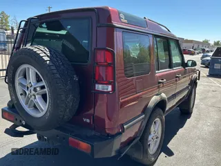 2002 Land Rover Discovery with VIN SALTW12412A751275, listed as a Copart auction lot 78050674 with 205,448 mi miles and Clean Title. Bid and sale history available at DreamBid. Image 4.