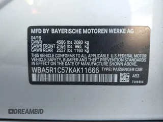 2019 BMW 3 Series 330i with VIN WBA5R1C57KAK11666, listed as a IAAI auction lot 41997874 with 79,988 mi miles and . Bid and sale history available at DreamBid. Image 9.