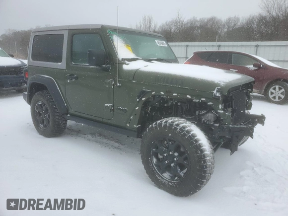2021 Jeep Wrangler Sport с VIN 1C4GJXAN8MW856311, выставлен на аукционе Copart как лот 45948825 с пробегом 16 550 миль миль и Чистый • Clean title. История ставок и продаж доступна на DreamBid. Изображение 4.