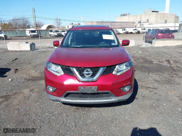 2015 Nissan Rogue SV with VIN 5N1AT2MV9FC898176, listed as a IAAI auction lot 41756986 with 54276 miles. Bid and sale history available at carsss.com. Image 13.
