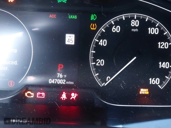 2019 Honda Accord Sedan Sport 1.5T with VIN 1HGCV1F34KA072372, listed as a IAAI auction lot 41433207 with 47,002 mi miles. Bid and sale history available at carsss.com. Image 15.