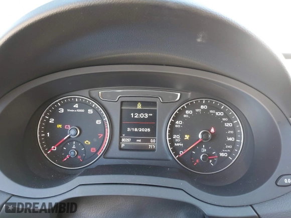 2018 Audi Q3 Premium with VIN WA1BCCFS2JR022258, listed as a IAAI auction lot 41845179 with 80,297 mi miles. Bid and sale history available at carsss.com. Image 7.