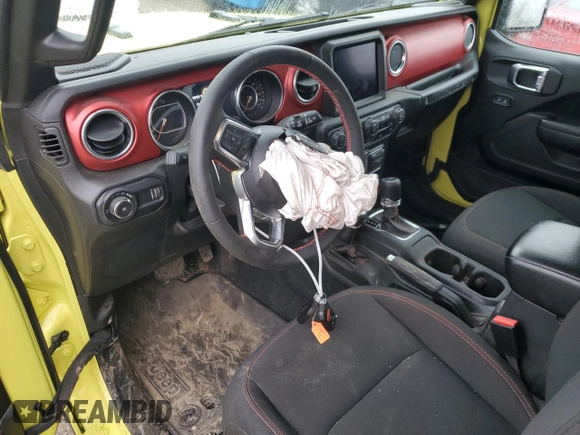 2023 Jeep Wrangler Rubicon with VIN 1C4HJXCG7PW693674, listed as a Copart auction lot 39764594 with 12,144 mi miles and . Bid and sale history available at DreamBid. Image 8.