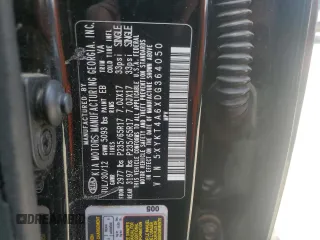 2013 Kia Sorento LX with VIN 5XYKT4A6XDG364050, listed as a Copart auction lot 52725905 with 166,866 mi miles and Salvage title. Bid and sale history available at DreamBid. Image 13.