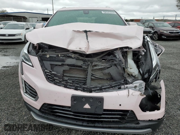 2023 Cadillac XT5 FWD Premium Luxury with VIN 1GYKNCR46PZ159140, listed as a Copart auction lot 45050085 with 28,231 mi miles and Non Repairable. Bid and sale history available at carsss.com. Image 5.