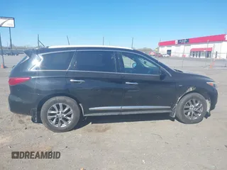 2015 Infiniti QX60 with VIN 5N1AL0MM2FC540171, listed as a IAAI auction lot 41857124 with 124,964 mi miles. Bid and sale history available at carsss.com. Image 13.