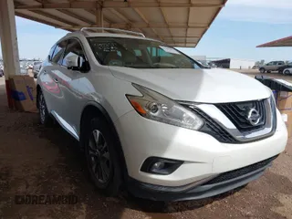 2016 Nissan Murano S with VIN 5N1AZ2MG7GN135661, listed as a IAAI auction lot 41886263 with 96,105 mi miles and . Bid and sale history available at carsss.com. Image 1.