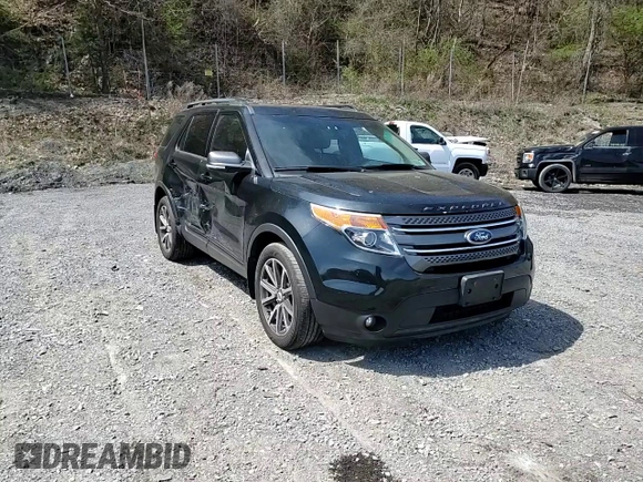 2015 Ford Explorer XLT with VIN 1FM5K8D84FGA30743, listed as a Copart auction lot 53464025 with 77,959 mi miles and Salvage Title. Bid and sale history available at carsss.com. Image 14.