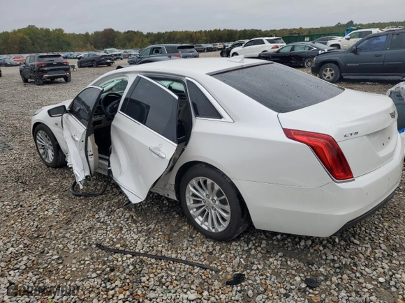 2016 Cadillac CT6 RWD with VIN 1G6KA5RX4GU153795, listed as a Copart auction lot 76557824 with 61,330 mi miles and Salvage Title. Bid and sale history available at carsss.com. Image 2.