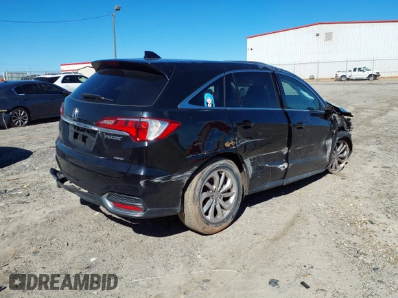 2017 Acura RDX with VIN 5J8TB4H37HL020089, listed as a IAAI auction lot 41649352 with Not provided miles and . Bid and sale history available at DreamBid. Image 4.