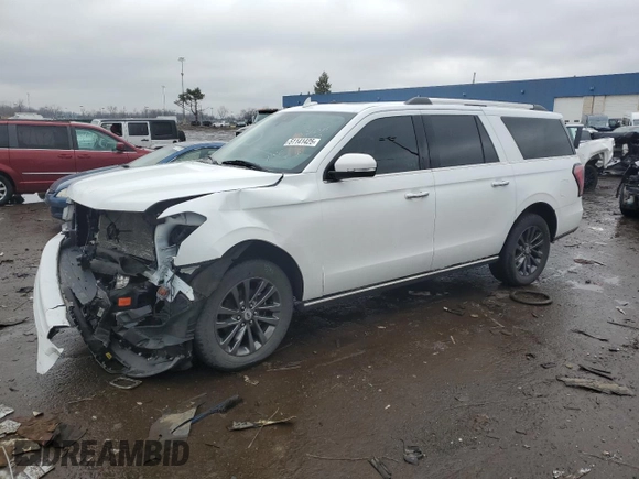2021 Ford Expedition Max Limited with VIN 1FMJK1KT9MEA19727, listed as a Copart auction lot 51141425 with 78,211 mi miles and Salvage title. Bid and sale history available at DreamBid. Image 1.