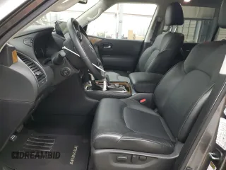 2022 Nissan Armada SL with VIN JN8AY2BD0N9676139, listed as a Copart auction lot 88041085 with 19,447 mi miles and Salvage Title. Bid and sale history available at carsss.com. Image 7.