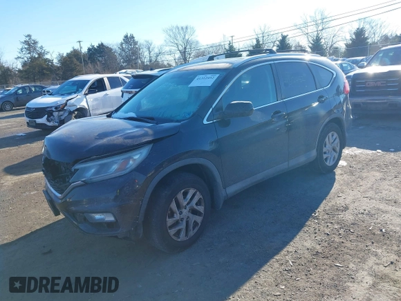 2015 Honda CR-V EX-L with VIN 2HKRM4H74FH682655, listed as a IAAI auction lot 41312452 with 161,587 mi miles. Bid and sale history available at carsss.com. Image 17.