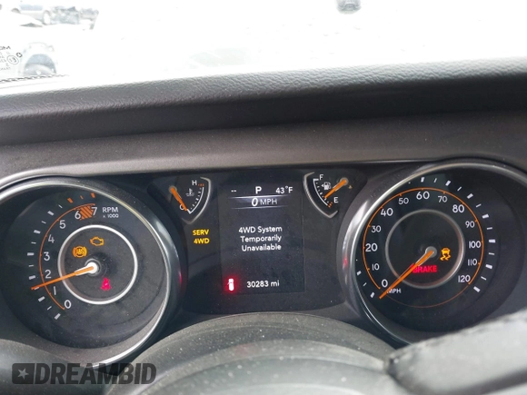 2023 Jeep Wrangler Sport with VIN 1C4HJXDG4PW541155, listed as a IAAI auction lot 41651222 with 30,283 mi miles and . Bid and sale history available at DreamBid. Image 7.