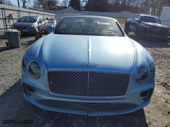 2020 Bentley Continental GT V8 with VIN SCBDG4ZGXLC077775, listed as a Copart auction lot 44534855 with 29,384 mi miles and Salvage Title. Bid and sale history available at carsss.com. Image 5.