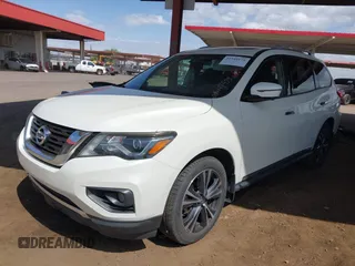 2018 Nissan Pathfinder SL with VIN 5N1DR2MM4JC617154, listed as a IAAI auction lot 41949176 with 47,955 mi miles. Bid and sale history available at carsss.com. Image 17.