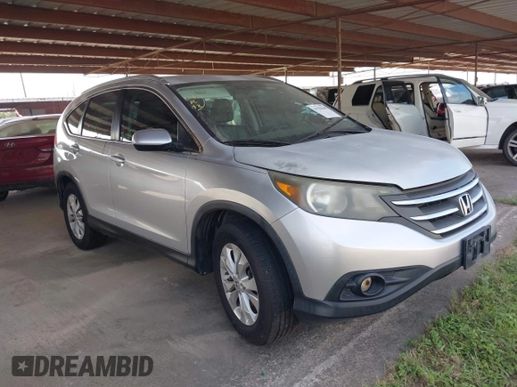 2012 Honda CR-V EX-L with VIN 2HKRM3H71CH510928, listed as a IAAI auction lot 41939648 with 134,042 mi miles. Bid and sale history available at carsss.com. Image 1.