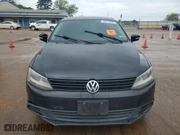 2011 Volkswagen Jetta SE with VIN 3VWDZ7AJXBM318518, listed as a Copart auction lot 50718595 with 164,353 mi miles and Salvage title. Bid and sale history available at DreamBid. Image 5.