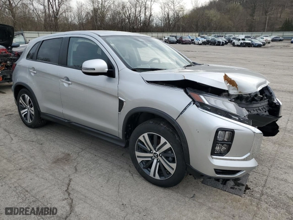 2024 Mitsubishi Outlander Sport S with VIN JA4ARUAUXRU013227, listed as a Copart auction lot 52925195 with 16,873 mi miles and Salvage Title. Bid and sale history available at carsss.com. Image 4.