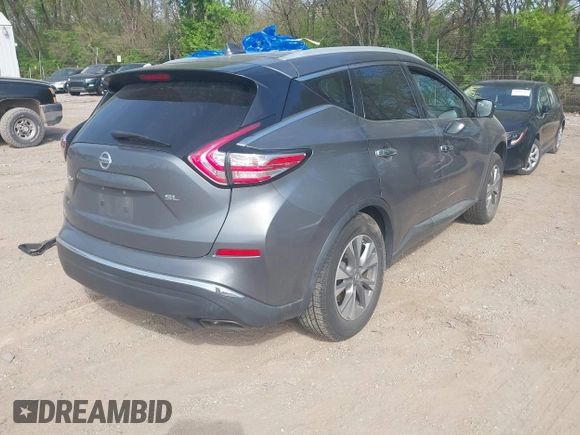 2018 Nissan Murano S z VIN 5N1AZ2MG4JN110773, wystawiony jako IAAI lot #42106750 z przebiegiem 156 208 mil mil oraz . Historia ofert i sprzedaży dostępna na DreamBid. Obrazek 4.