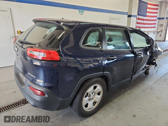 2016 Jeep Cherokee Sport z VIN 1C4PJLAB6GW166690, wystawiony jako Copart lot #63129105 z przebiegiem 164 544 mil mil oraz Szkoda całkowita • Salvage title. Historia ofert i sprzedaży dostępna na DreamBid. Obrazek 3.
