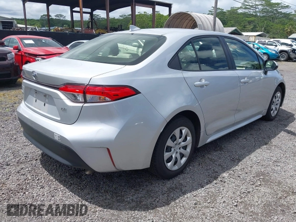 2023 Toyota Corolla LE with VIN JTDB4MEEXPJ002576, listed as a IAAI auction lot 41756334 with 22,919 mi miles and . Bid and sale history available at DreamBid. Image 4.
