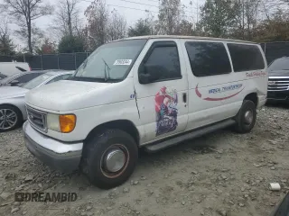 2006 Ford Econoline Passenger XL with VIN 1FBNE31L36HA02924, listed as a Copart auction lot 79903244 with 217,831 mi miles and Salvage Title. Bid and sale history available at carsss.com. Image 1.