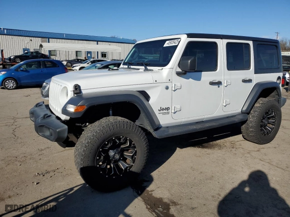 2018 Jeep Wrangler Unlimited Sport S with VIN 1C4HJXDN9JW203594, listed as a Copart auction lot 45920425 with 94,688 mi miles and Salvage Title. Bid and sale history available at carsss.com. Image 1.