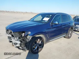 2023 BMW X3 sDrive30i with VIN 5UX43DP05P9P62525, listed as a IAAI auction lot 41377611 with 31,500 mi miles and . Bid and sale history available at DreamBid. Image 17.