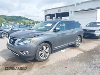 2016 Nissan Pathfinder SL with VIN 5N1AR2MM5GC613495, listed as a IAAI auction lot 42670313 with 84,118 mi miles and . Bid and sale history available at DreamBid. Image 2.
