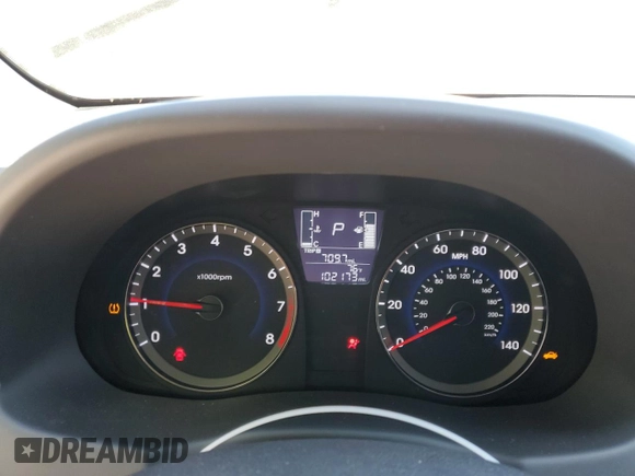2016 Hyundai Accent SE z VIN KMHCT4AEXGU119405, wystawiony jako Copart lot #54369585 z przebiegiem 102 173 mil mil oraz Szkoda całkowita • Salvage title. Historia ofert i sprzedaży dostępna na DreamBid. Obrazek 9.